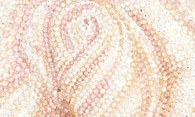 Judith Leiber Couture Rose Crystal Embellished Clutch In Brown