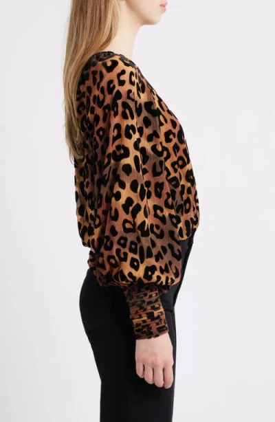 Ciebon Lenny Burnout Top In Brown