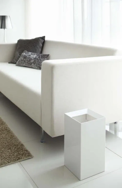 Yamazaki Trash Can In White