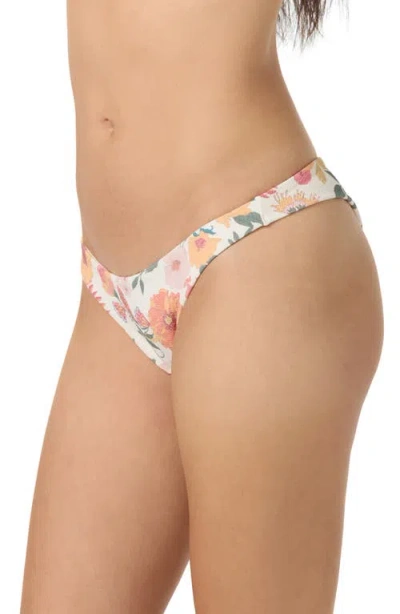 O'neill Camellia Floral Bikini Bottoms In White