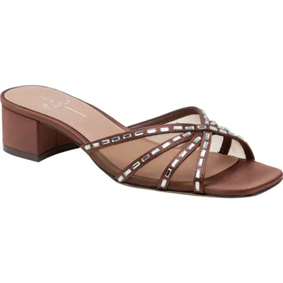 Linea Paolo Ivona Slide Sandal In Brown