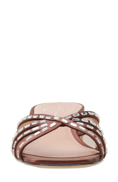 Linea Paolo Ivona Slide Sandal In Brown