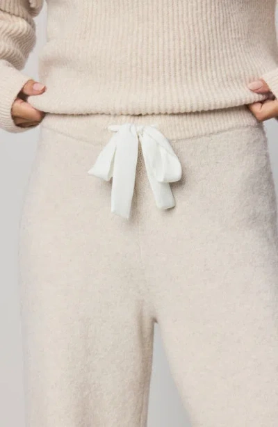 Splendid Stassi Rib Side Sweater Pants In Neutral