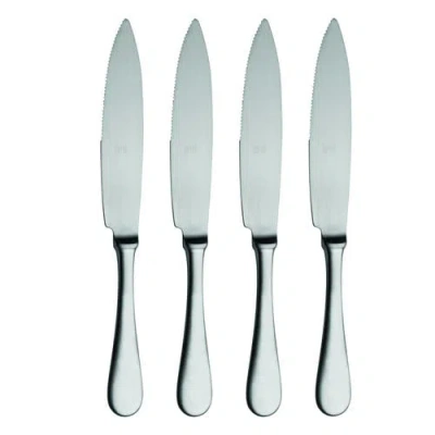 Mepra Steak Knife Set In Silver