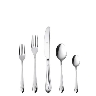 Mepra Diamante Flatware Set In Silver