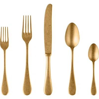 Mepra Vintage Flatware Set In Gold