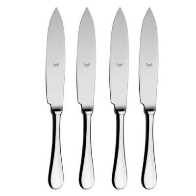 Mepra Happy American Steak Knives Set In Silver