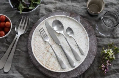 Mepra Natura Flatware Set In Silver