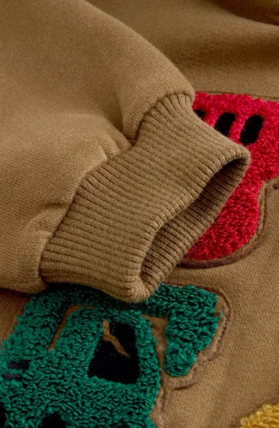 Next Kids' Let's Dig Appliqué Hoodie In Brown