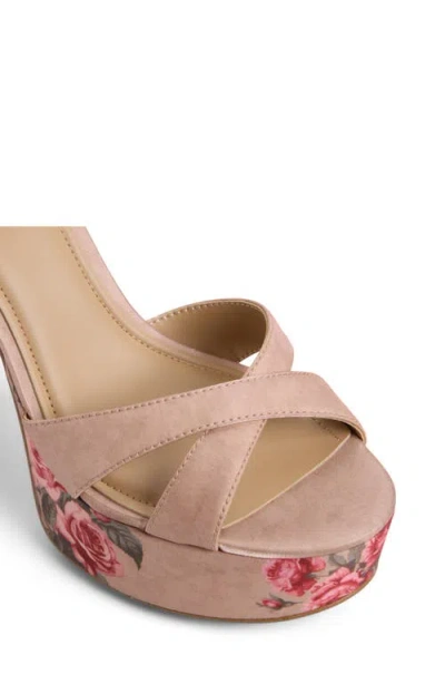 Aldo Rosine Ankle Strap Platform Sandal In Animal Print