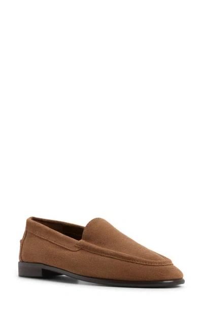Aldo Ambar Leather Loafer In Brown