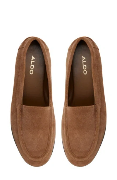 Aldo Ambar Leather Loafer In Brown