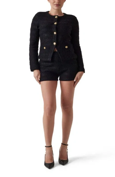 Marciano Clara Texture Cardigan In Black