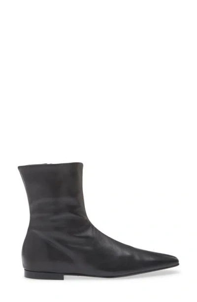 Totême Toteme Flat Side Zip Bootie In Multi