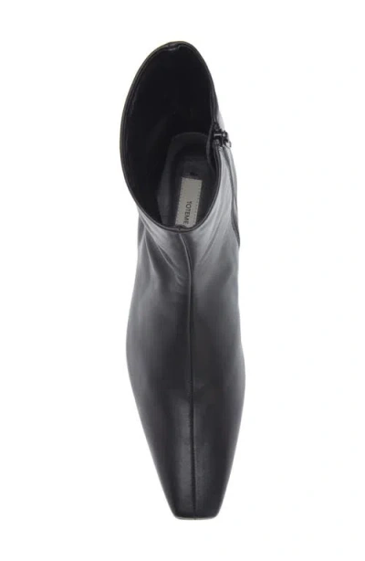 Totême Toteme Flat Side Zip Bootie In Multi