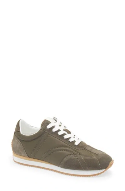 Totême Toteme Sport Suede-trim Sneaker In Animal Print
