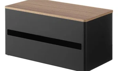 Yamazaki Paper Towel Dispenser In Brown