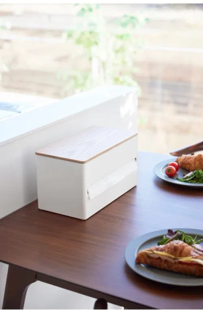 Yamazaki Paper Towel Dispenser In White