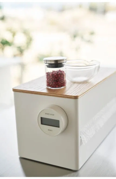 Yamazaki Paper Towel Dispenser In White