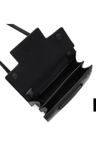 We-ar4 The Accordion Leather Shoulder Bag In Black