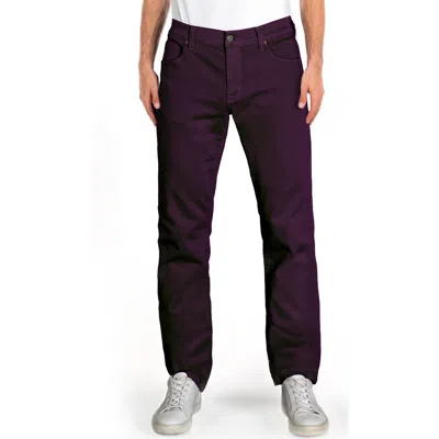 Fidelity Denim 50-11 Relaxed Straight Leg Jeans In Burgundy
