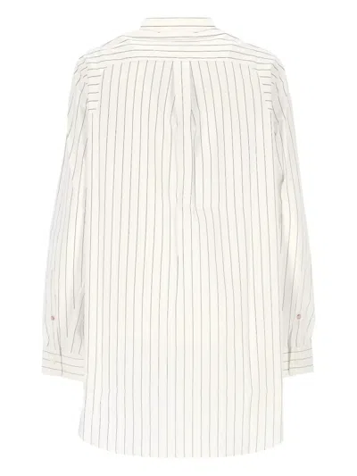 Cuantico Pinstriped Pocket Shirt In Multi