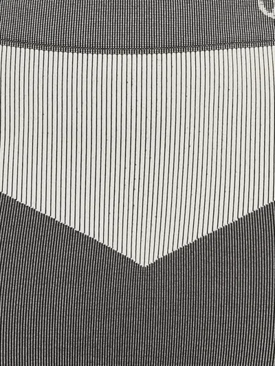 Pre-owned Louis Vuitton Ribbed Panel Leggings In Gray