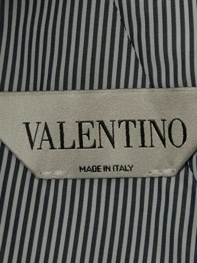 Pre-owned Valentino Striped Blazer In Blue