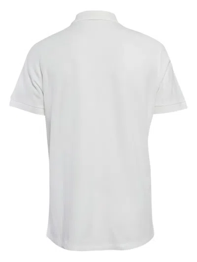 Pre-owned Burberry Piqué Polo Shirt In White