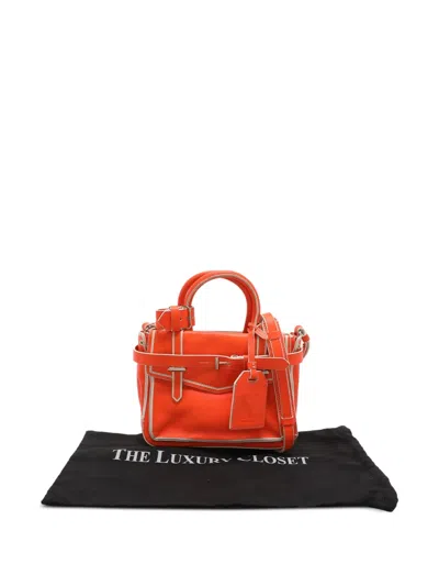 Pre-owned Reed Krakoff Leather Two-way Handbag In Orange