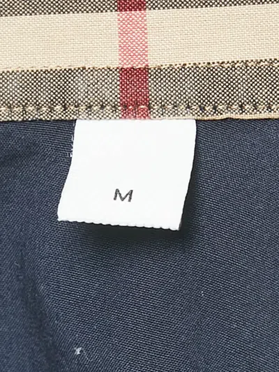 Pre-owned Burberry Nova Check Cotton Shirt In Blue