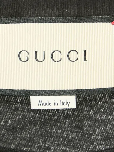 Pre-owned Gucci Sequin-embellished T-shirt In Black