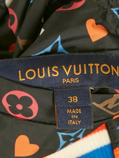 Pre-owned Louis Vuitton Monogram-pattern Bomber Jacket In Black