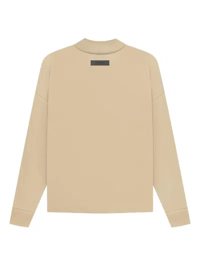 Essentials Embossed-logo Sweatshirt In Neutral