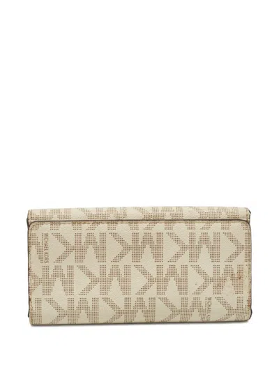 Pre-owned Michael Kors 859716 White In Neutral