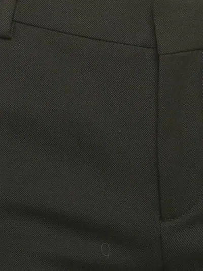 Pre-owned Saint Laurent Gabardine Wool Pants In Black