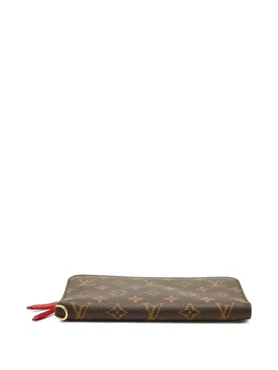 Pre-owned Louis Vuitton Insolite Monogram Wallet In Brown