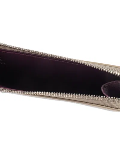 Loewe Zip-fastening Knot-detail Card Holder In Neutral