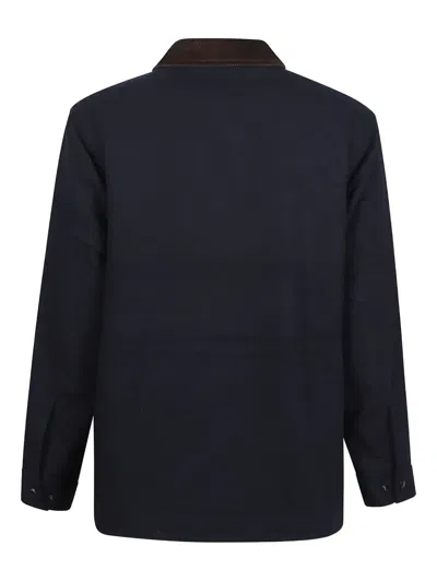 Filson Corduroy-collar Jacket In Blue