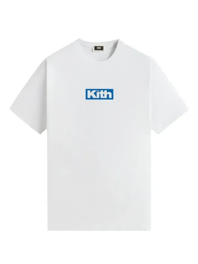 Kith Retro Logo Cotton T-shirt In White