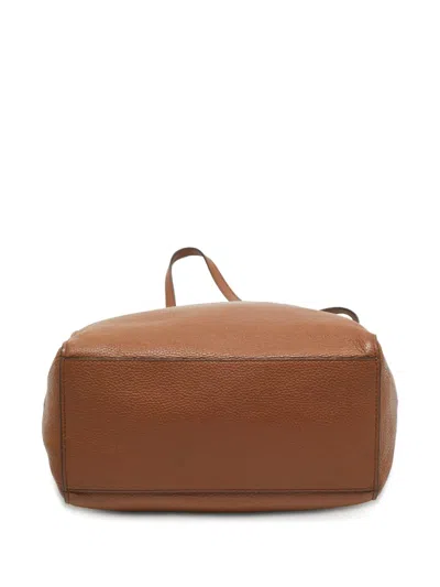 Pre-owned Michael Kors Leather Tote Bag In Brown