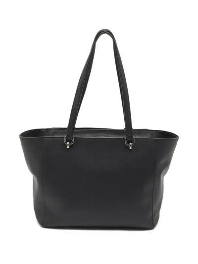 Pre-owned Michael Michael Kors Tina Tote Bag In Black