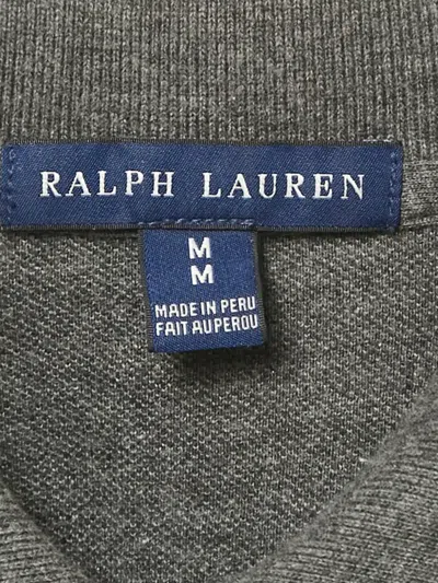 Pre-owned Polo Ralph Lauren Cotton Polo Dress In Gray