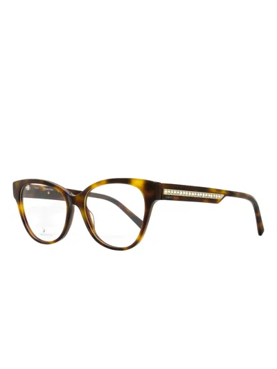 Swarovski Eyewear Sk5392 Glasses In Brown