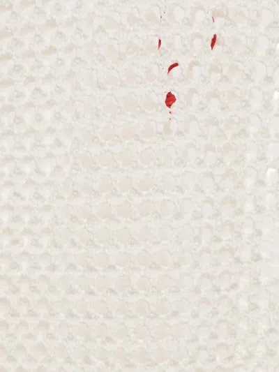 Pre-owned Solid & Striped 2020 Crochet-knit Dress In White