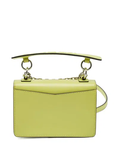 Pre-owned Karl Lagerfeld Chain Crossbody Bag In Green