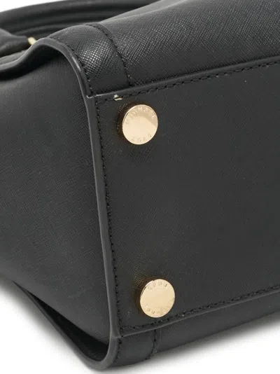 Pre-owned Michael Michael Kors Tina Satchel Bag In Black