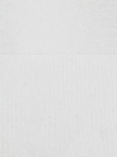 Pre-owned Versace Floral-print Pleated Dress In White