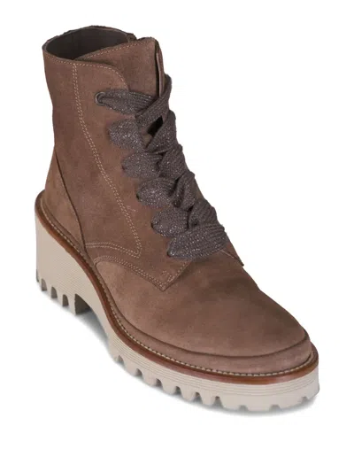 Ron White Eris Lace-up Lug-sole Boots In Multi