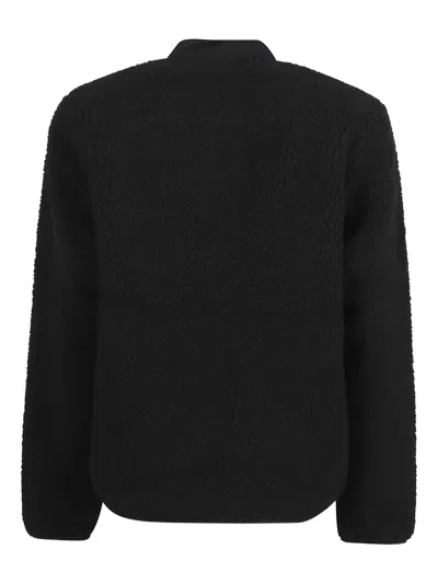 Carhartt Zip-up Chest-pocket Sweater In Black